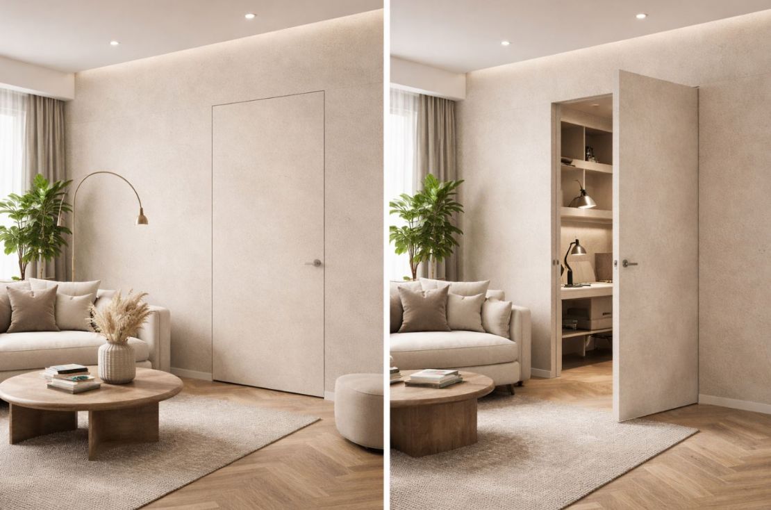 隱藏門優缺點完整整理：美觀、隔音、耐用度與施工注意事項